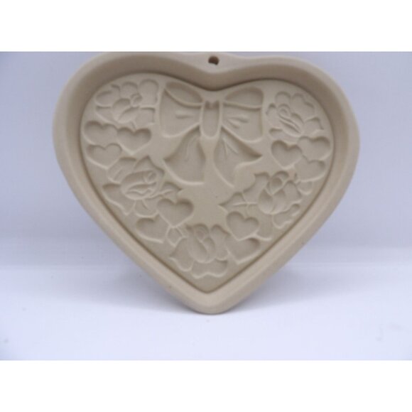 Pampered Chef Cookie Mold "Spring Wreath" ©2003 USA Stoneware Limited Edition - Picture 1 of 2